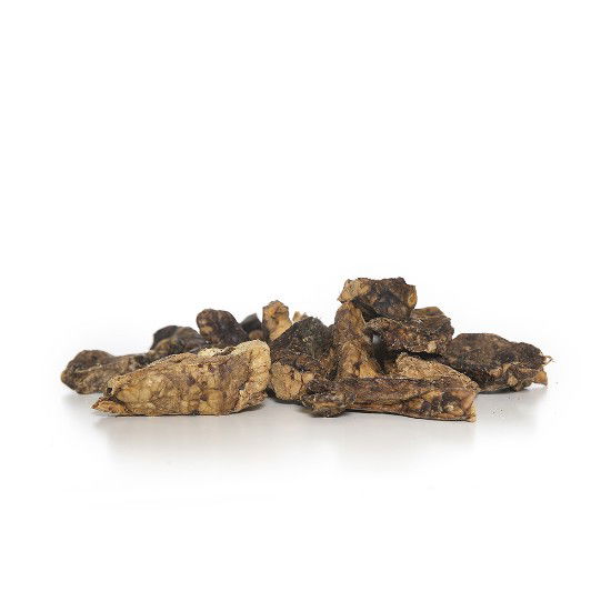 Meerdere DARF bio snack kippennekstukjes bij elkaar