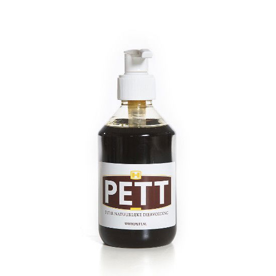 Een 500 milliliter potje zalmolie supplement van Darf