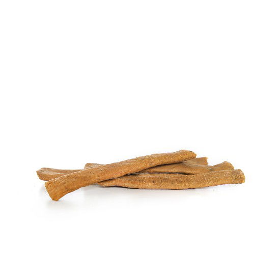 Meerdere snack visstrips van Darf bij elkaar