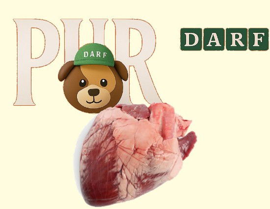 Afbeeldingen van Barf Runderhart 500g