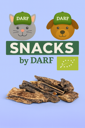 Afbeeldingen van DARF BIO Snacks - Lamslong schijven (ca. 100 gram)