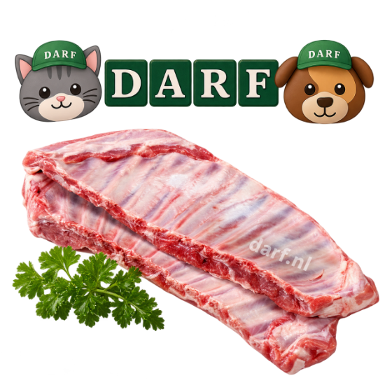 Afbeeldingen van BARF Pur Geiten Spareribs 500 g
