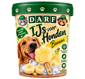 Afbeeldingen van DARF IJs voor Honden – Banaan
